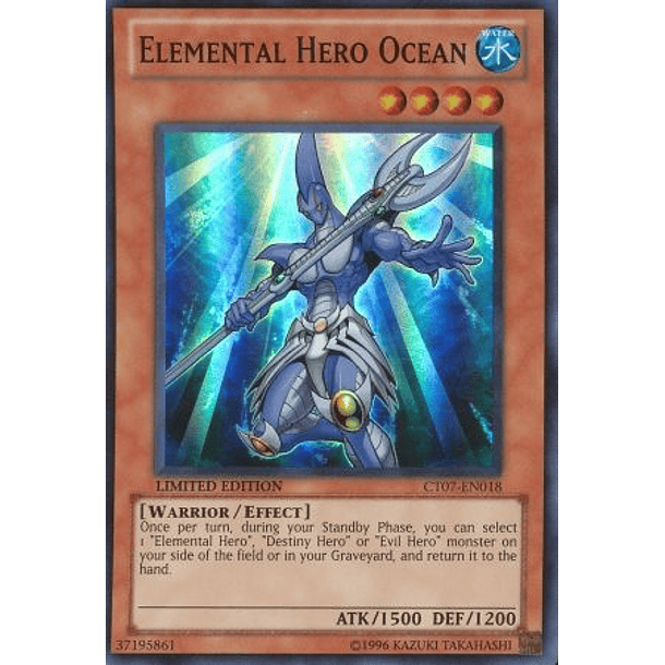 Elemental Hero Ocean - CT07-EN018 - Super Rare