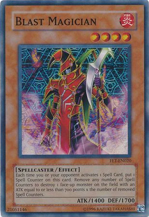Blast Magician - FET-EN020 - Super Rare 1st Edition 