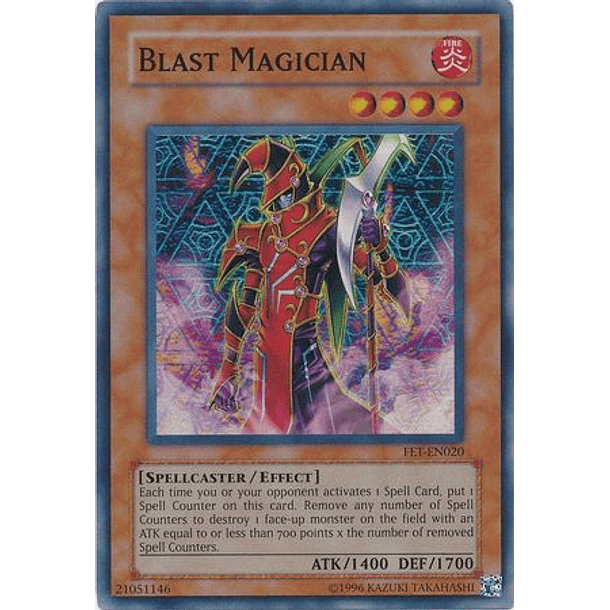 Blast Magician - FET-EN020 - Super Rare 1st Edition 