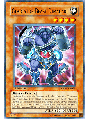 Gladiator Beast Dimacari - GLAS-EN023 - Common