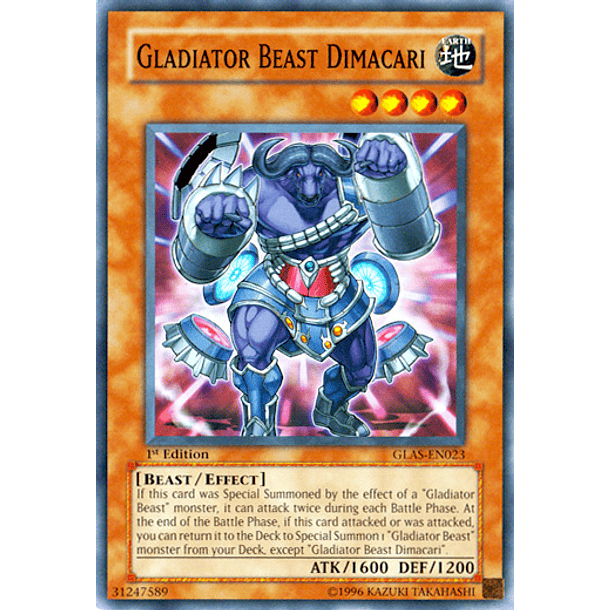Gladiator Beast Dimacari - GLAS-EN023 - Common
