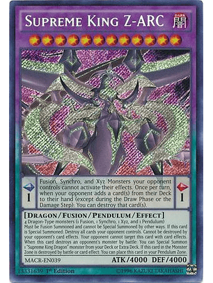 Supreme King Z-ARC - MACR-EN039 - Secret Rare