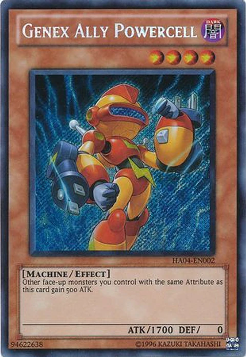 Genex Ally Powercell - HA04-EN002 - Secret Rare