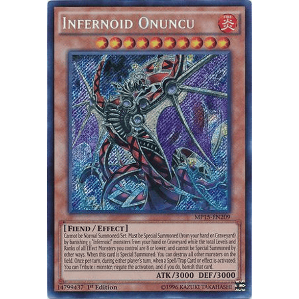 Infernoid Onuncu - MP15-EN209 - Secret Rare