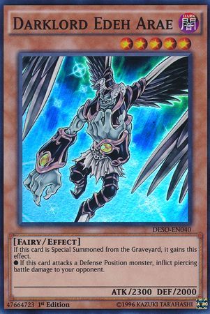Darklord Edeh Arae - DESO-EN040 - Super Rare 1