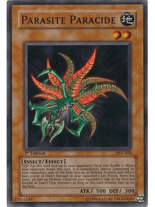 Parasite Paracide - PSV-003 - Super Rare Unlimited