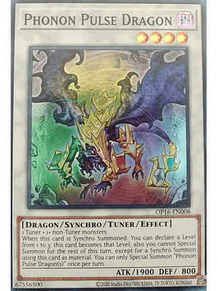 Phonon Pulse Dragon - OP16-EN008 - Super Rare