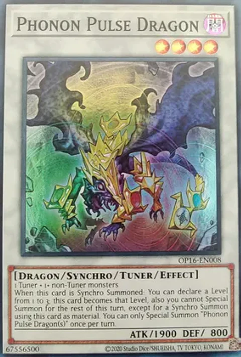 Phonon Pulse Dragon - OP16-EN008 - Super Rare