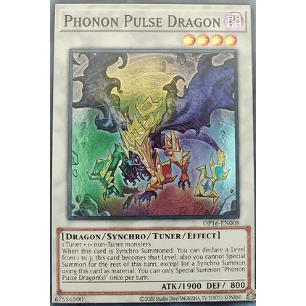 Phonon Pulse Dragon - OP16-EN008 - Super Rare