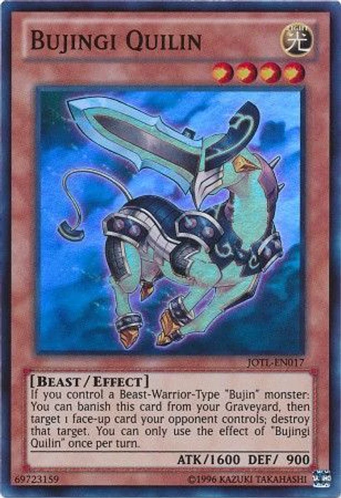 Bujingi Quilin - JOTL-EN017 - Super Rare (jugado)