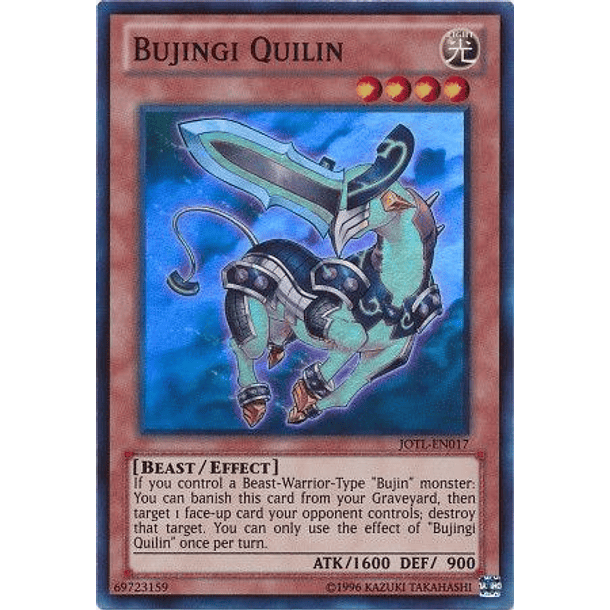 Bujingi Quilin - JOTL-EN017 - Super Rare (jugado)
