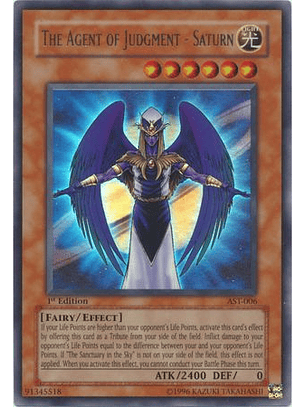 The Agent of Judgment - Saturn - AST-006 - Ultra Rare 1st Edition