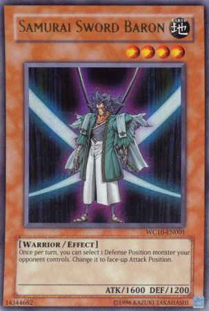 Samurai Sword Baron - WC10-EN001 - Ultra Rare 1
