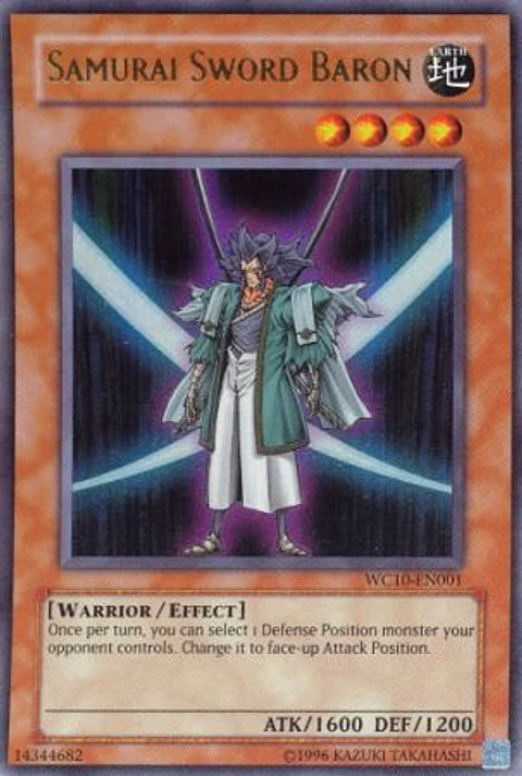 Samurai Sword Baron - WC10-EN001 - Ultra Rare