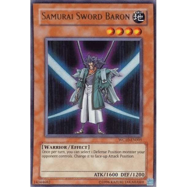 Samurai Sword Baron - WC10-EN001 - Ultra Rare