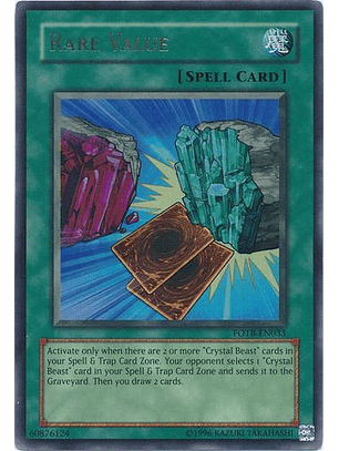 Rare Value - FOTB-EN033 - Ultra Rare 