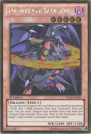 Darkflare Dragon - PGLD-EN040 - Gold Rare 1