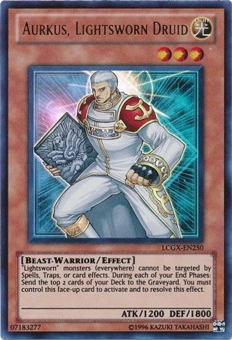 Aurkus, Lightsworn Druid - LCGX-EN250 - Ultra Rare