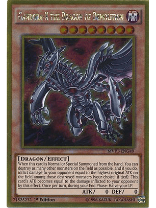Gandora-X the Dragon of Demolition - MVP1-ENG49 - Gold Rare