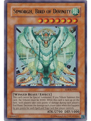 Simorgh, Bird of Divinity - SD8-EN001 - Ultra Rare 