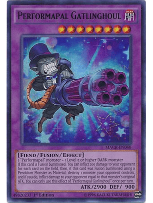 Performapal Gatlinghoul - MACR-EN040 - Ultra Rare PL