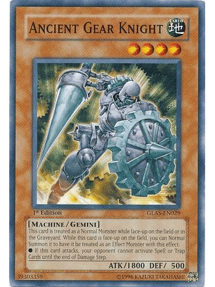 Ancient Gear Knight - GLAS-EN029 - Common