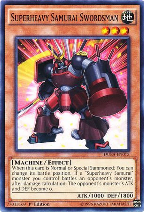 Superheavy Samurai Swordsman - DUEA-EN012 - Common