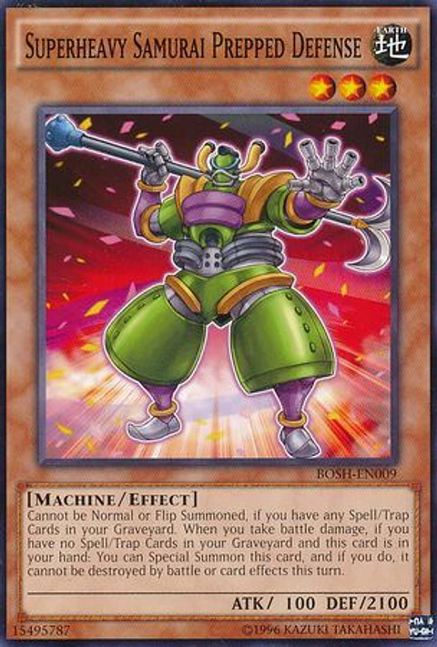 Superheavy Samurai Prepped Defense - BOSH-EN009 - Common 