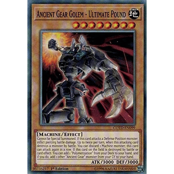 Ancient Gear Golem - Ultimate Pound - COTD-EN099 - Common 