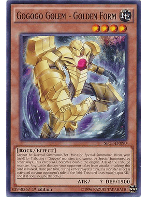 Gogogo Golem - Golden Form - SECE-EN090 - Common