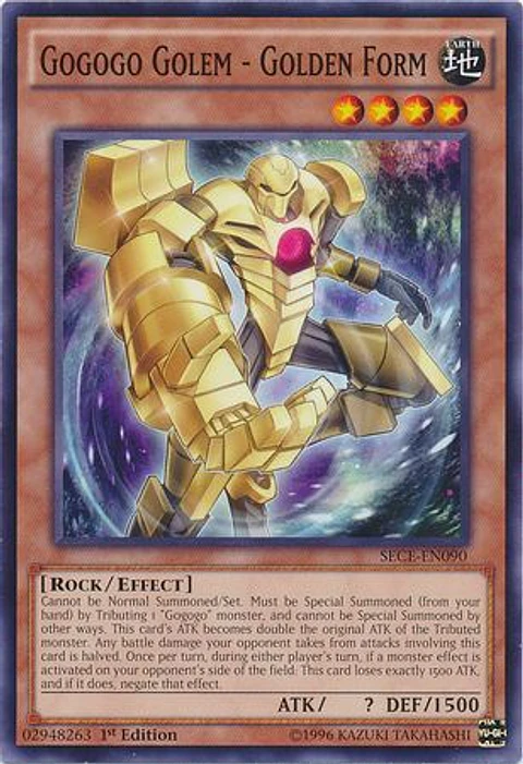 Gogogo Golem - Golden Form - SECE-EN090 - Common