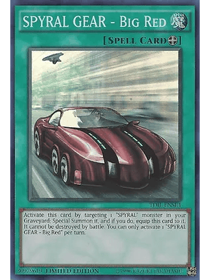 SPYRAL GEAR - Big Red -TDIL-ENSE4 - Super Rare Limited Edition