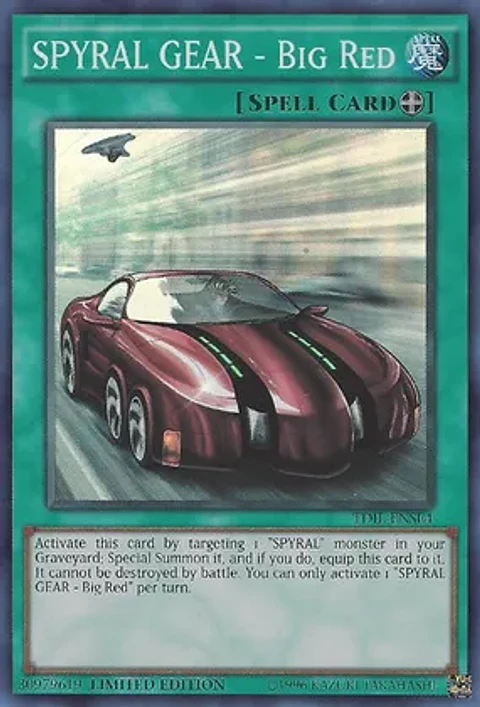 SPYRAL GEAR - Big Red -TDIL-ENSE4 - Super Rare Limited Edition