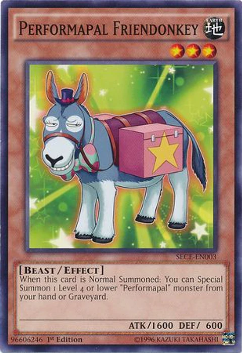 Performapal Friendonkey - SECE-EN003 - Common