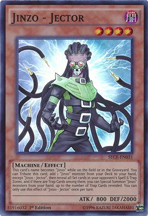 Jinzo - Jector - SECE-EN031 - Super Rare