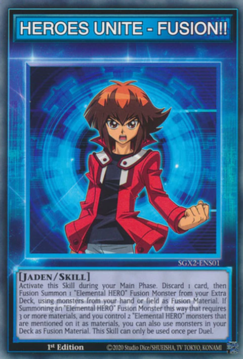 HEROES UNITE - FUSION!! - SGX2-ENS01 - Common