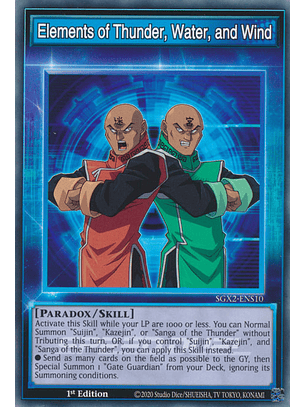 Elements of Thunder, Water, and Wind - SGX2-ENS10 - Common