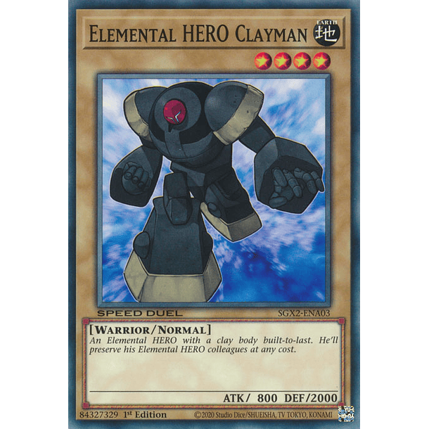 Elemental HERO Clayman - SGX2-ENA03 - Common