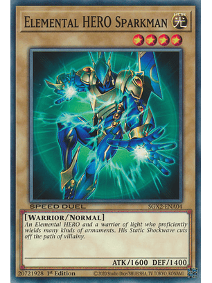 Elemental HERO Sparkman - SGX2-ENA04 - Common