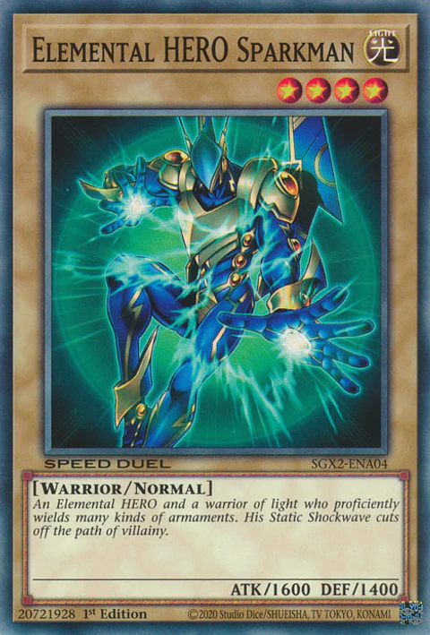 Elemental HERO Sparkman - SGX2-ENA04 - Common