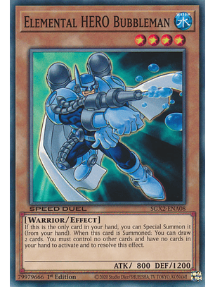 Elemental HERO Bubbleman - SGX2-ENA08 - Common