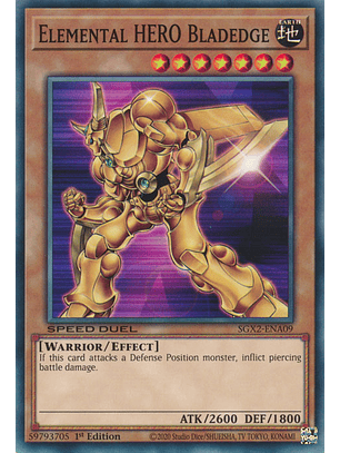 Elemental HERO Bladedge - SGX2-ENA09 - Common 