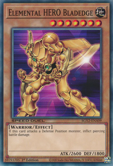 Elemental HERO Bladedge - SGX2-ENA09 - Common 