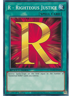 R - Righteous Justice - SGX2-ENA14 - Common 