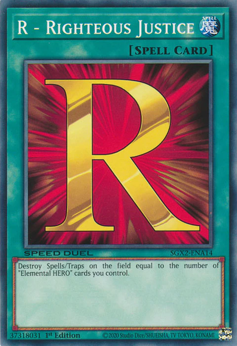 R - Righteous Justice - SGX2-ENA14 - Common 
