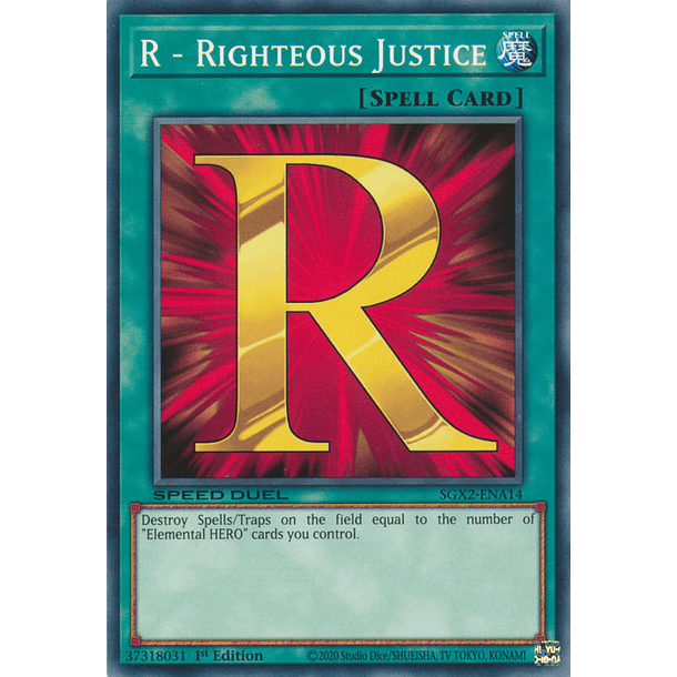 R - Righteous Justice - SGX2-ENA14 - Common 