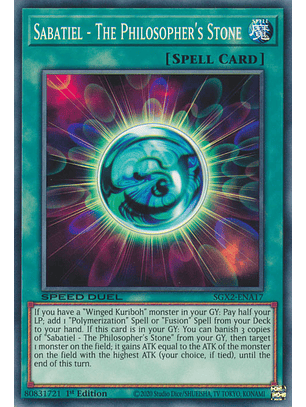 Sabatiel - The Philosopher's Stone - SGX2-ENA17 - Common