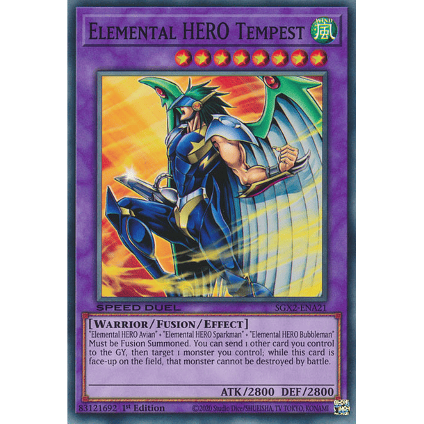 Elemental HERO Tempest - SGX2-ENA21 - Common