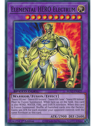 Elemental HERO Electrum - SGX2-ENA22 - Common