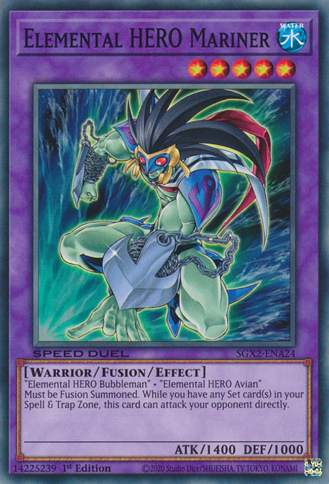 Elemental HERO Mariner - SGX2-ENA24 - Common